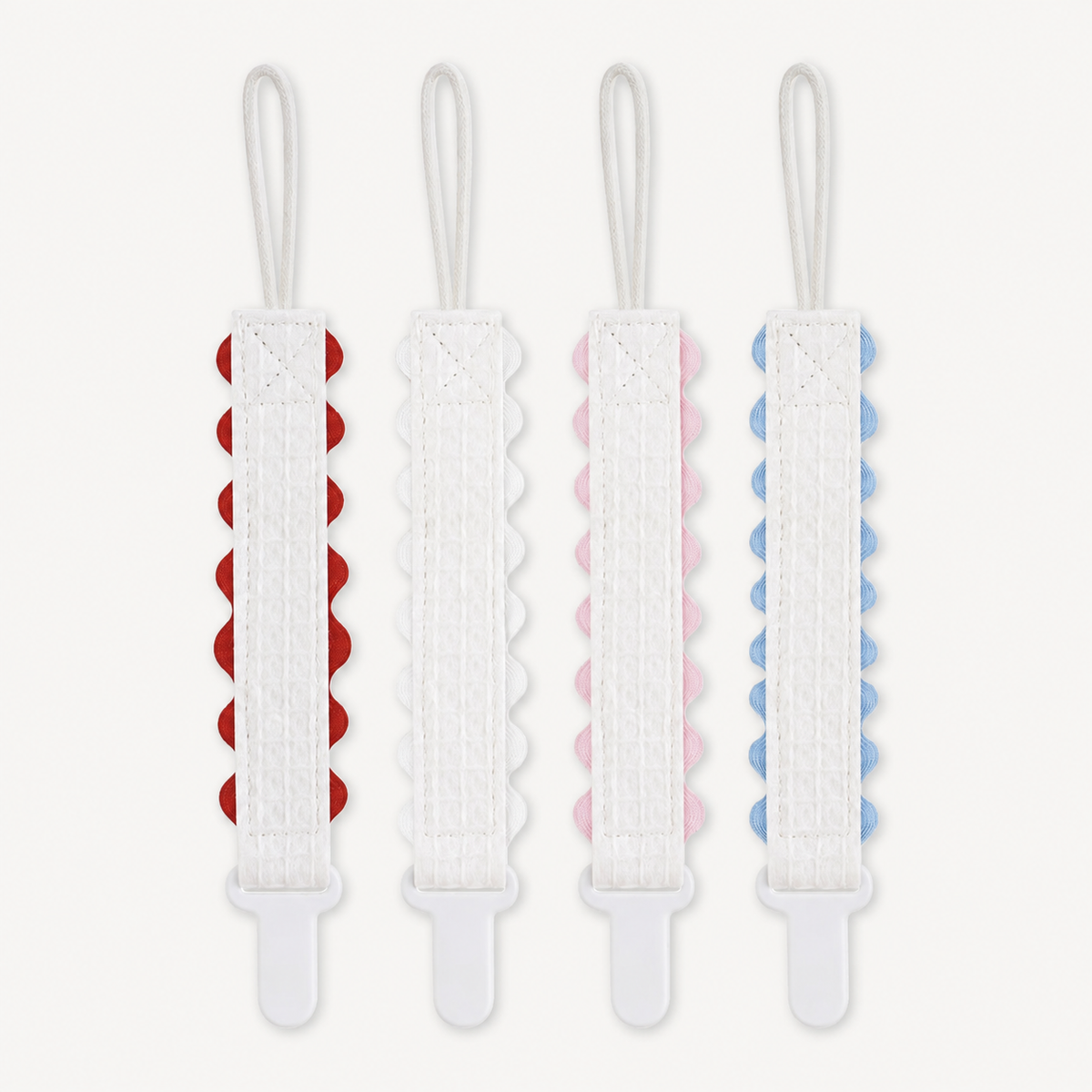 Waffle Pacifier Clips