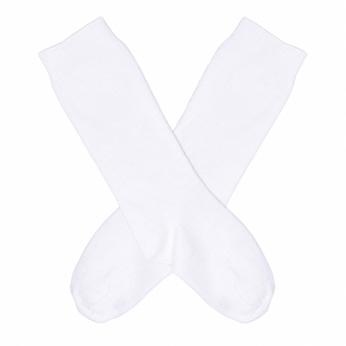 White Knee Socks