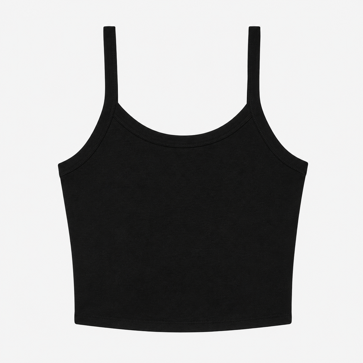 Spaghetti Strap Tank - Black