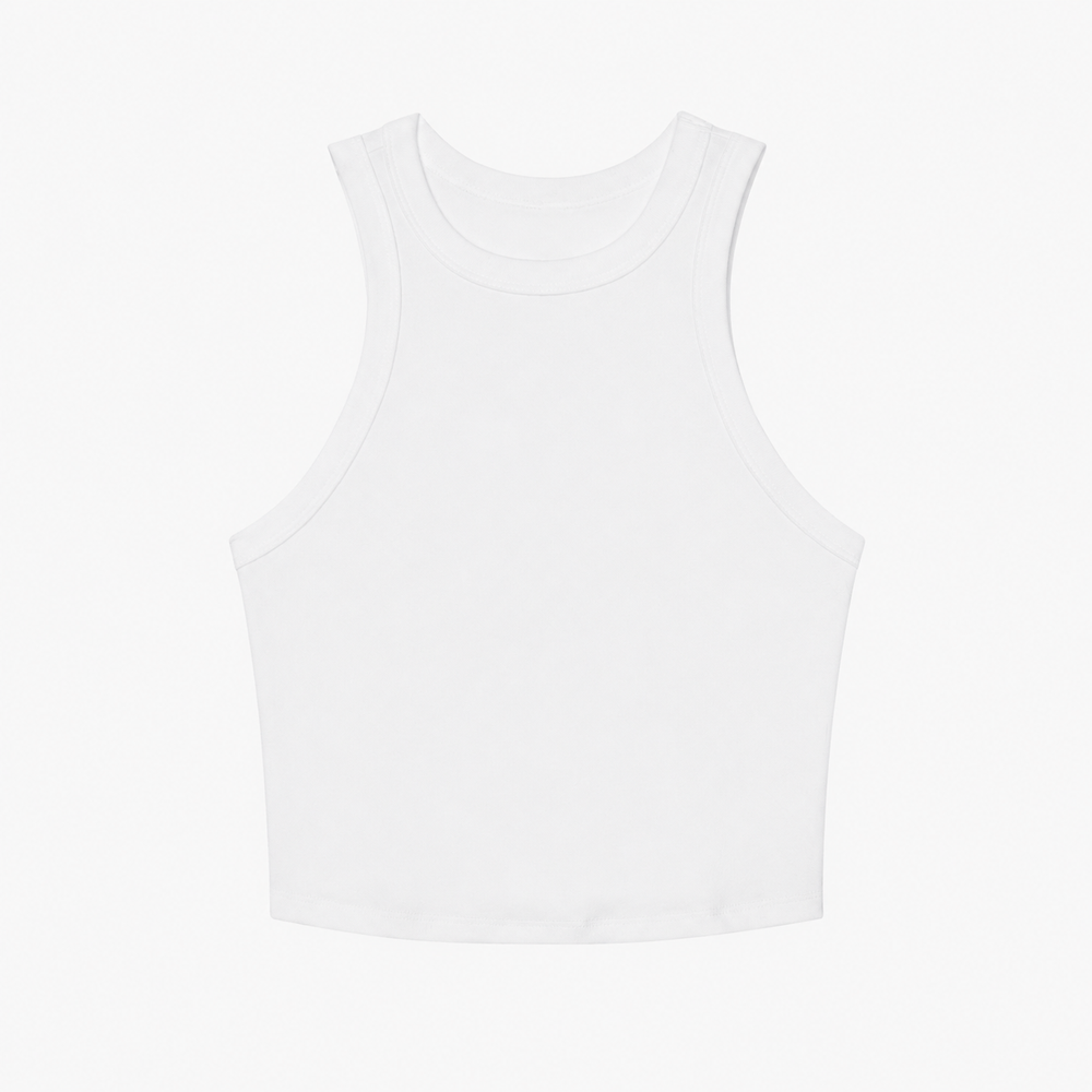 Rib Racer Tank - White