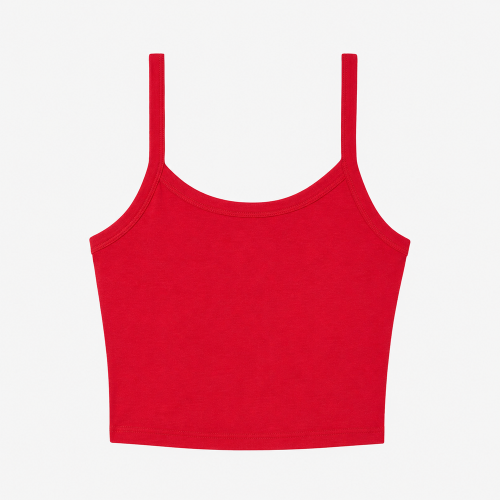 Spaghetti Strap Tank - Red