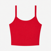 Spaghetti Strap Tank - Red