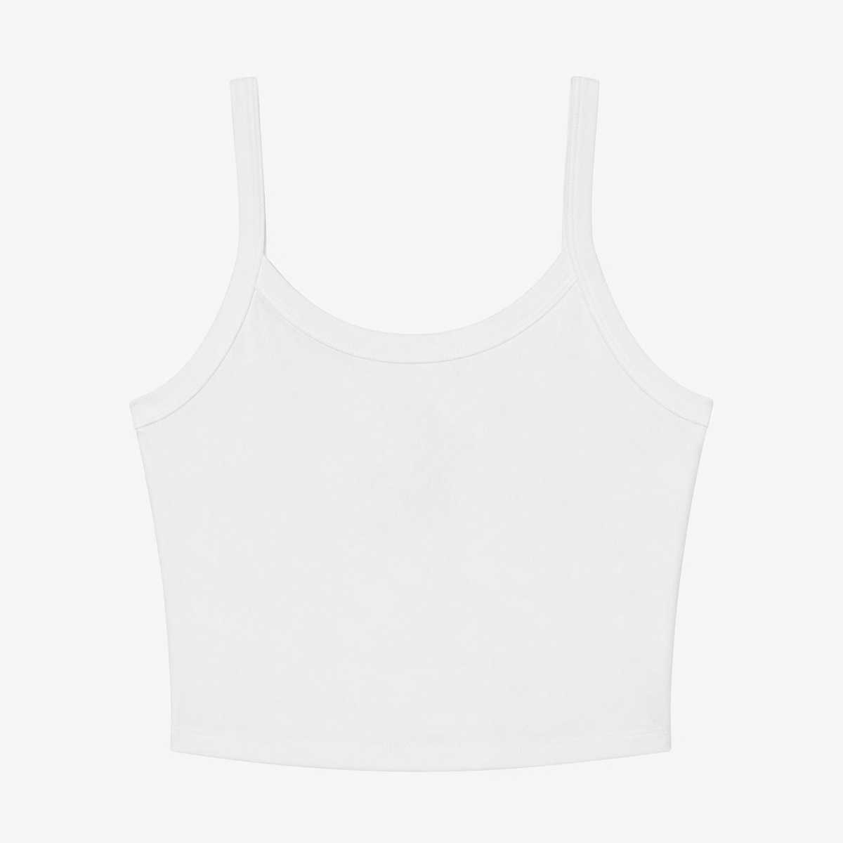 Spaghetti Strap Tank - White